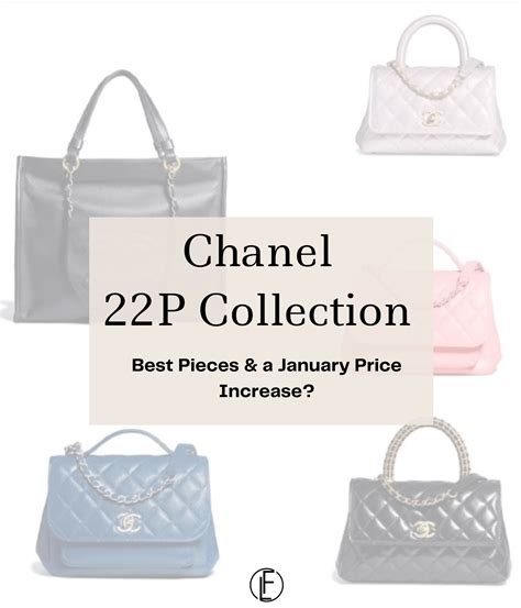 chanel 22p price increase|chanel price increase 2022.